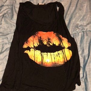 Sunset tank top